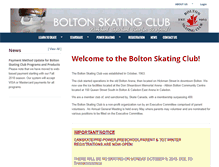 Tablet Screenshot of boltonskatingclub.ca